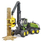Bruder 02135 - John Deere 1270G Harvester mit 1 Baumstamm
