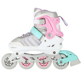 4in1 Inliner Schlittschuhe Rollschuhe Gr. 34-38, Rosa, verstellbar | NILS EXTREME NH18192