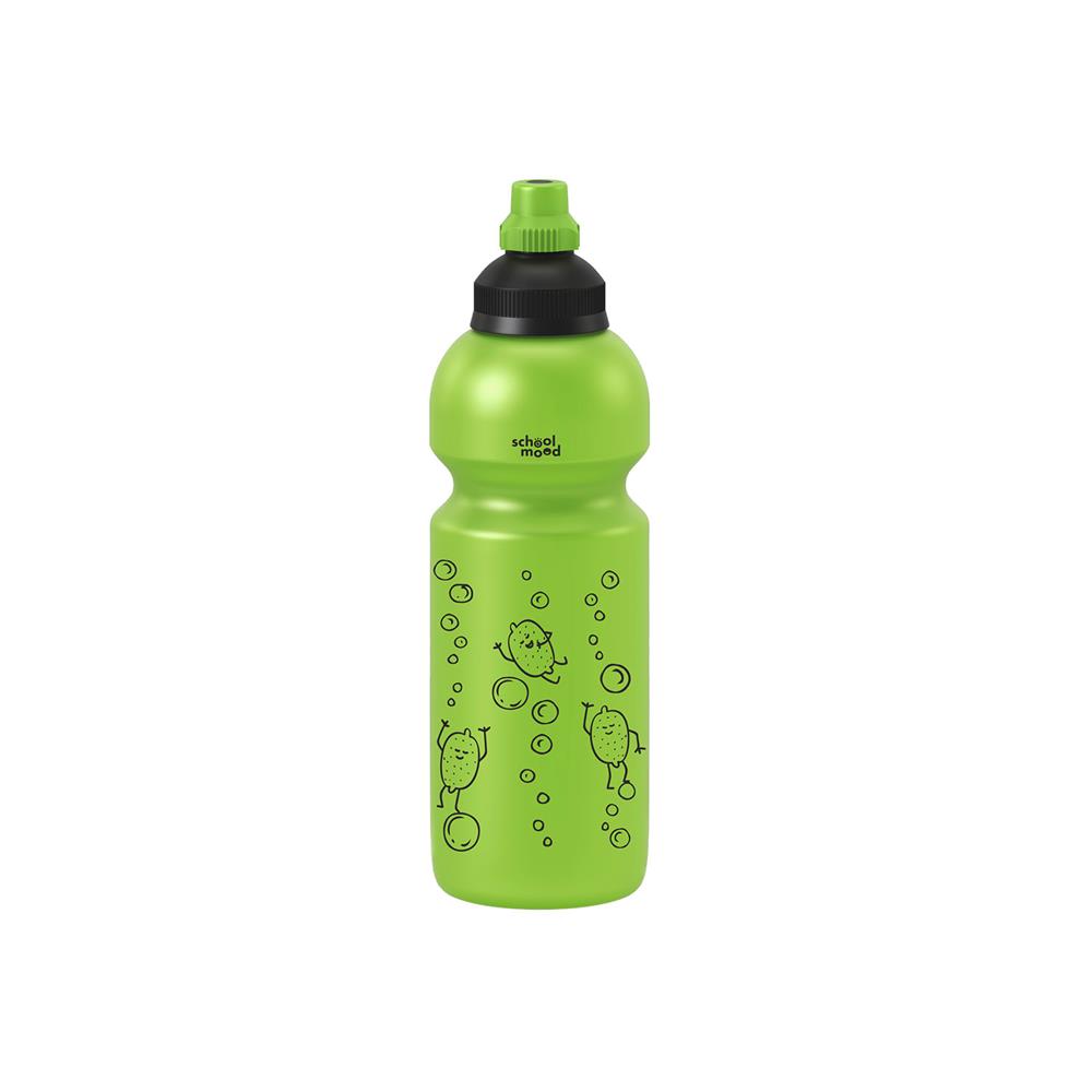 School-Mood Trinkflasche (lime grün, 600 ml)