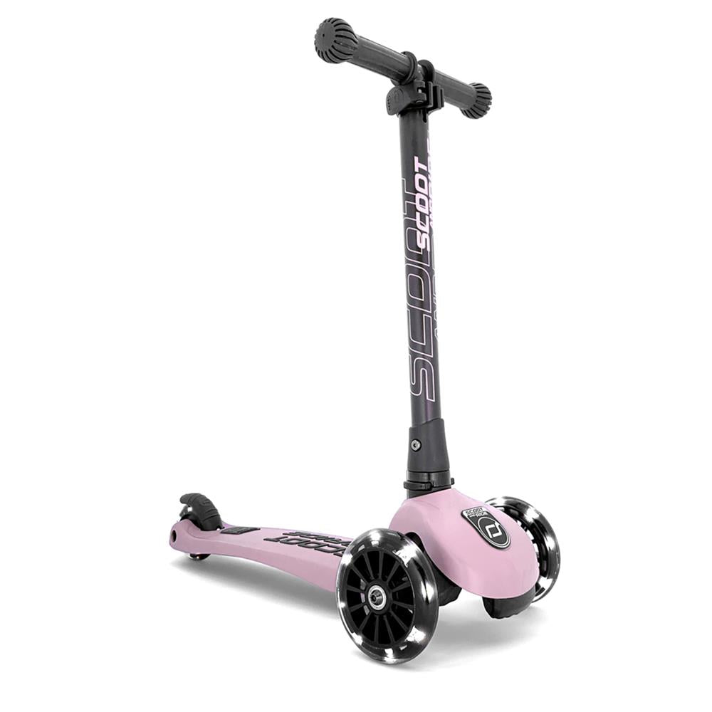Scoot & Ride Highwaykick 3 LED Scooter, rose - Kinderroller, ab 3 Jahren