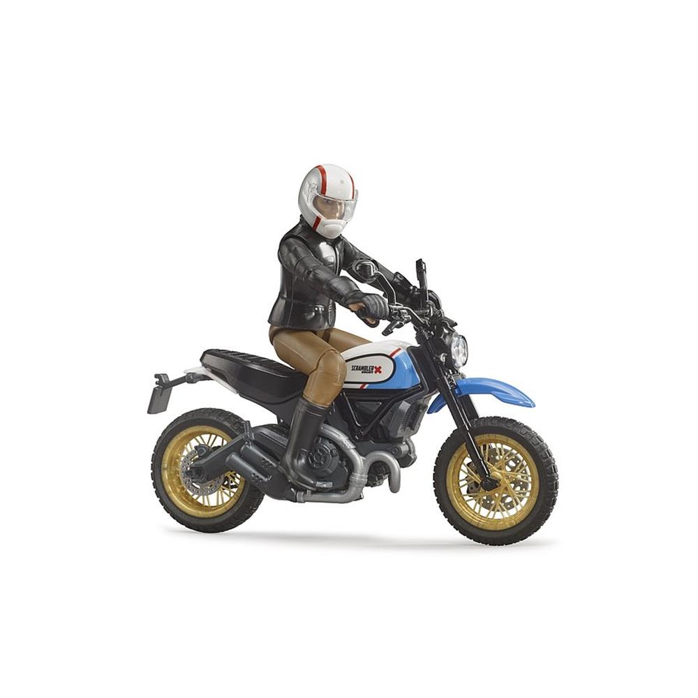 Bruder 63051 - Scrambler Ducati Desert Sled mit Fahrer
