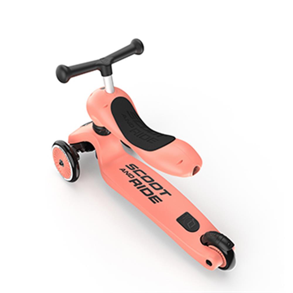 Scoot & Ride Highwaykick 1, peach - 2in1 Kinderroller, ab 1 Jahr