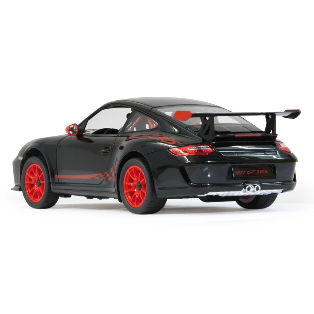 Jamara Porsche GT3 RS 1:14 schwarz 2,4GHz Ferngesteuertes Auto mit LED Fahrlicht