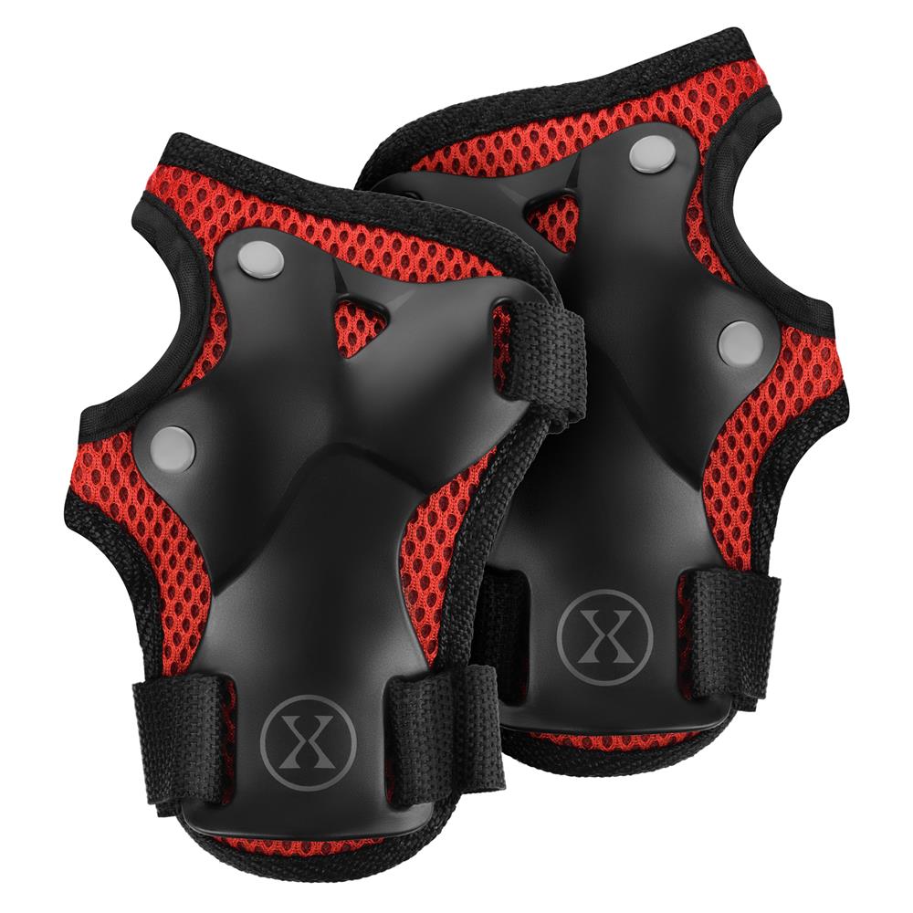 NILS EXTREME H320 Schoner-Set, Rot, Größe XL - Protektoren Handgelenk Ellenbogen Knie