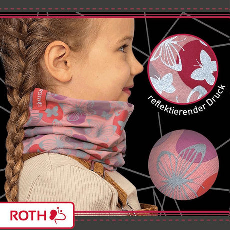 Roth ReflActions Jersey-Loop Schmetterling, Schlauchschal mit reflektierenden Details