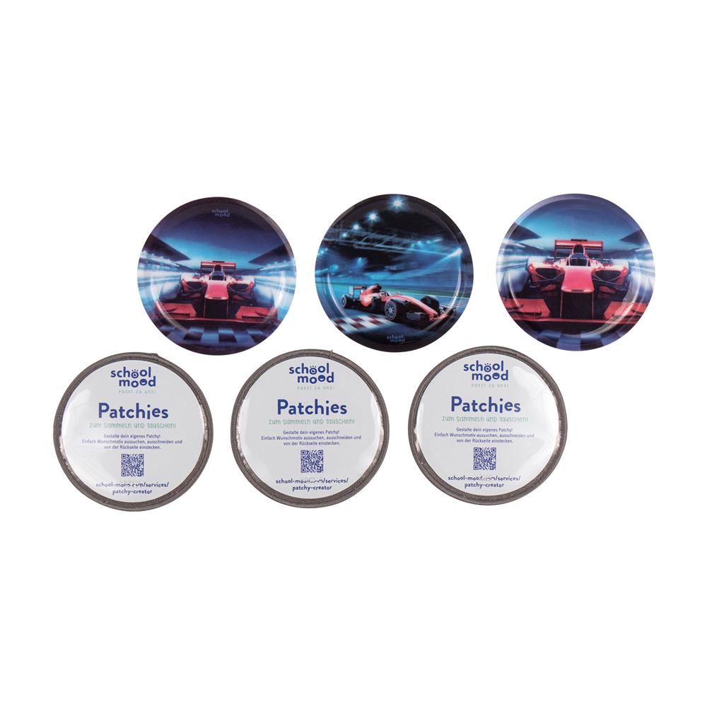 School-Mood 6er Patchy Set Rennauto