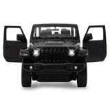 Jamara Jeep Wrangler JL 1:14 schwarz 2,4GHz Tür manuell Ferngesteuertes Auto mit LED Fahrlicht