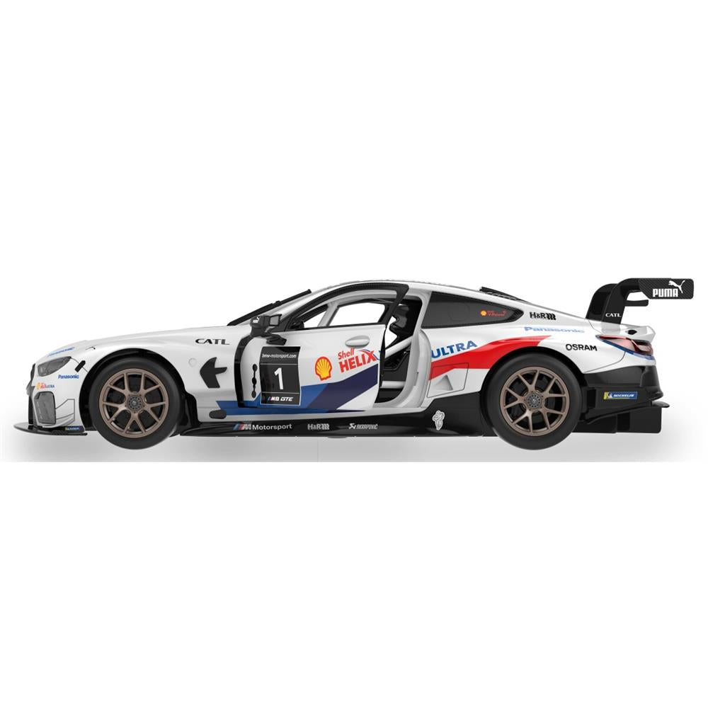 Jamara BMW M8 GTE 1:18 weiß 2,4GHz Bausatz Ferngesteuertes Auto