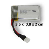 Jamara Akku AX8 Lipo 3,7V 300mAh 1,11Wh leistungsstarker Wieder aufladbarer Akku