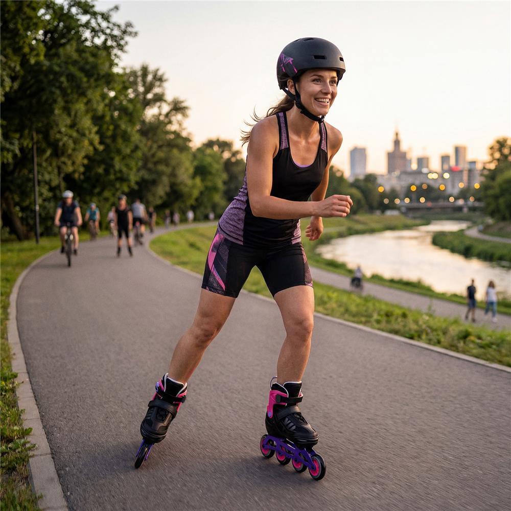 Inlineskates Inliner Gr. 35-38, Rosa, größenverstellbar | NILS EXTREME NA684 VELTO