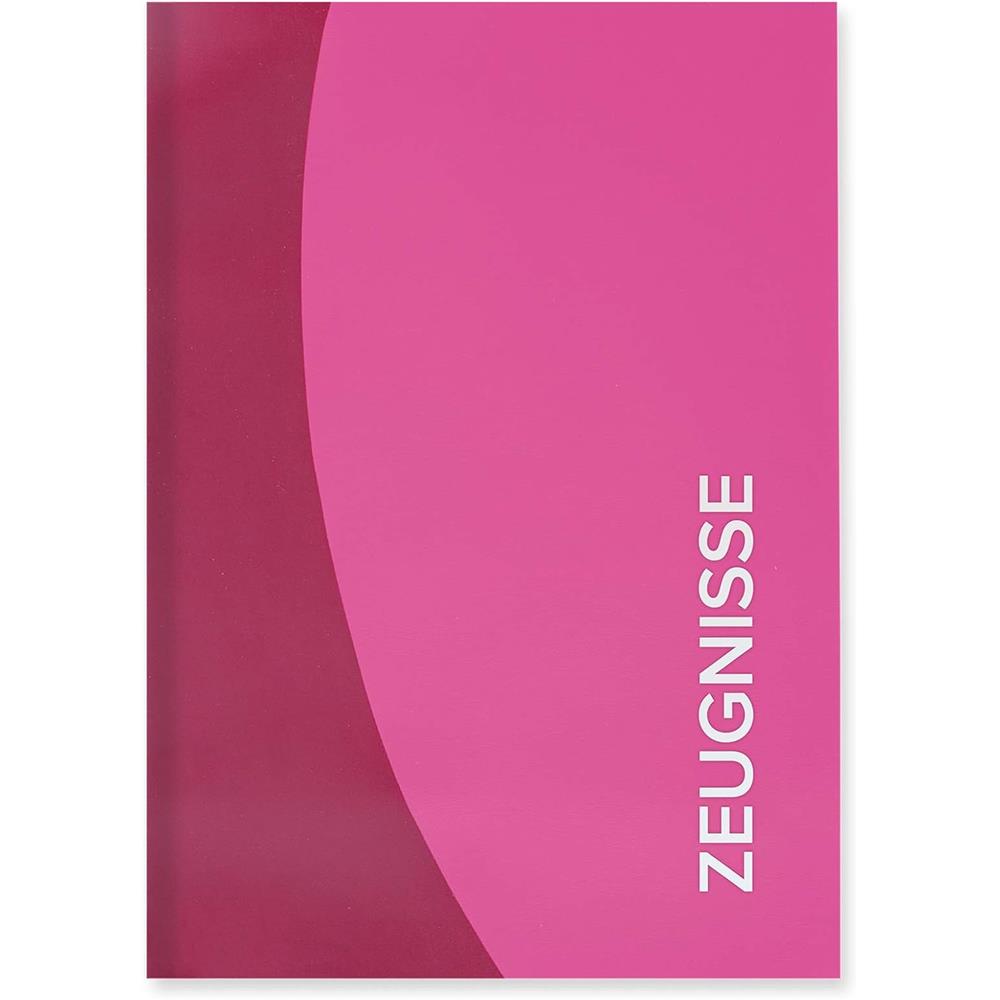 Roth Zeugnismappe Duo Rosa, mit 12 A4 Klarsichthüllen, dokumentenecht