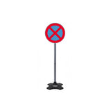 Jamara 5 Verkehrsschilder 81 cm Straßenschilder im Set für Fahrzeuge Outdoor Garten Spiel-Verkehrszeichen