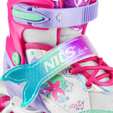 4in1 LED Inliner Schlittschuhe Rollschuhe Gr. 31-34, verstellbar | NILS FUN NH18150 MAZZY