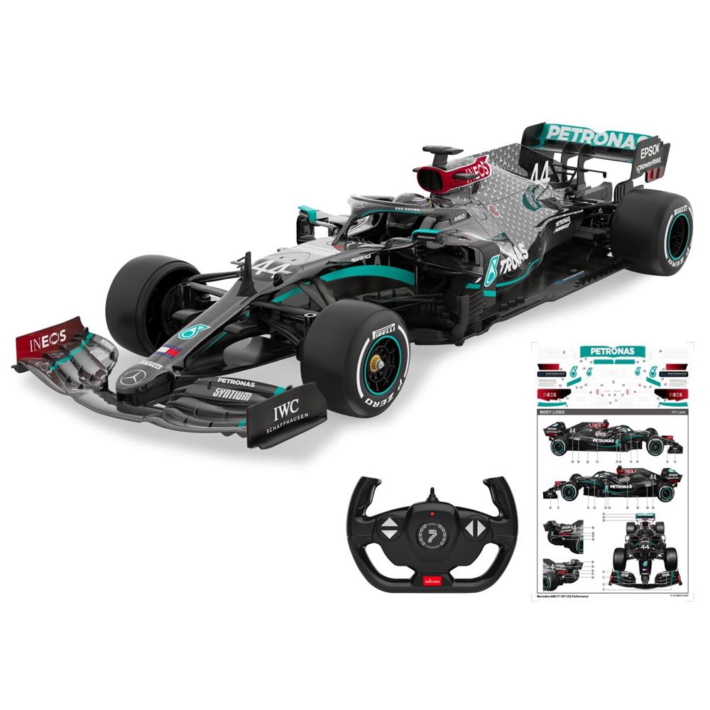 Jamara Mercedes-AMG F1 W11 EQ Performance 1:12 schwarz 2,4GHz Ferngesteuertes Auto