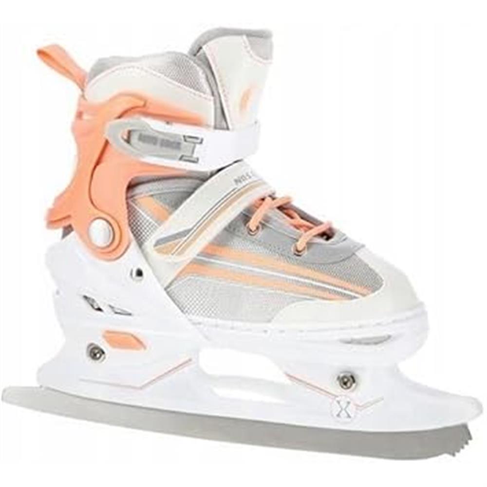 2in1 Inliner Schlittschuhe Gr. 29-33, Weiß-Rosa, verstellbar | NILS EXTREME NH18190