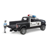 Bruder 02505 - RAM 2500 Polizei Pickup mit Polizist, 1:16, mit Licht & Sound