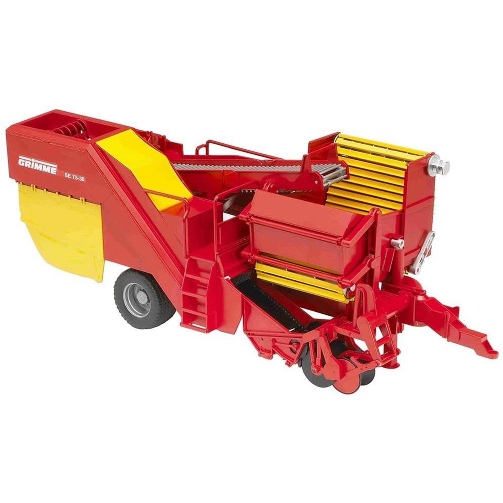 Bruder 02130 - Grimme SE75-30 Kartoffelvollernter mit 80 Kartoffelimitaten