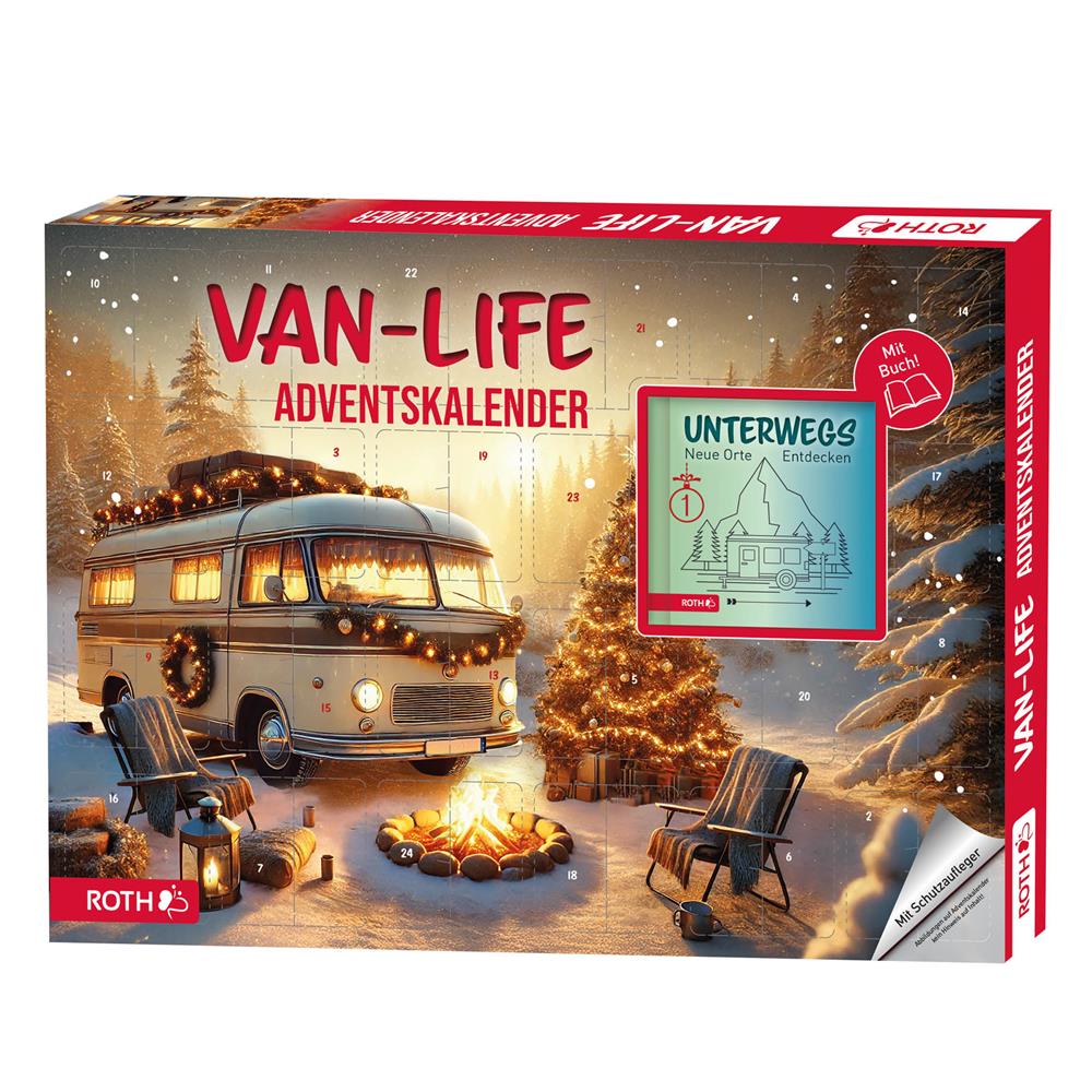 Roth Van-Life-Adventskalender – 24 Camping-Überraschungen & Reisebuch