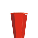 Roth Schultüte-Rohling/Basteltüte, rot, 85cm, eckig, Rot(h)-Spitze, ohne Verschluss