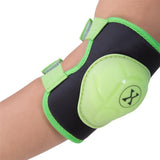 NILS EXTREME H704 Schoner-Set, Grün, Größe L - Protektoren Handgelenk Ellenbogen Knie