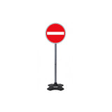 Jamara 5 Verkehrsschilder 81 cm Straßenschilder im Set für Fahrzeuge Outdoor Garten Spiel-Verkehrszeichen