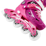 Inlineskates Inliner Gr. 31-34, Rosa, größenverstellbar | NILS EXTREME NA1055 BLAZE