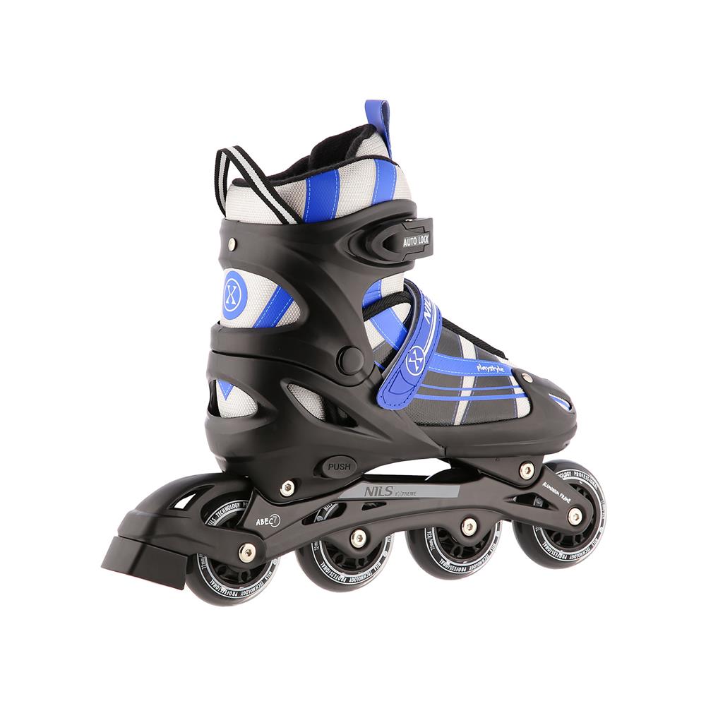 2in1 Inliner Schlittschuhe Gr. 31-34, Dunkelblau, verstellbar | NILS EXTREME NH18366A