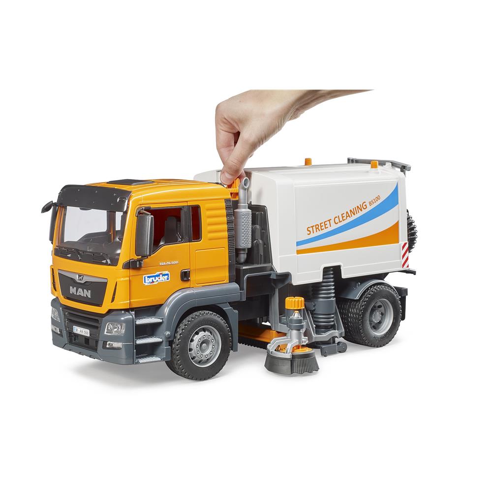 Bruder 03780 - MAN TGS LKW Straßenreinigung, 1:16