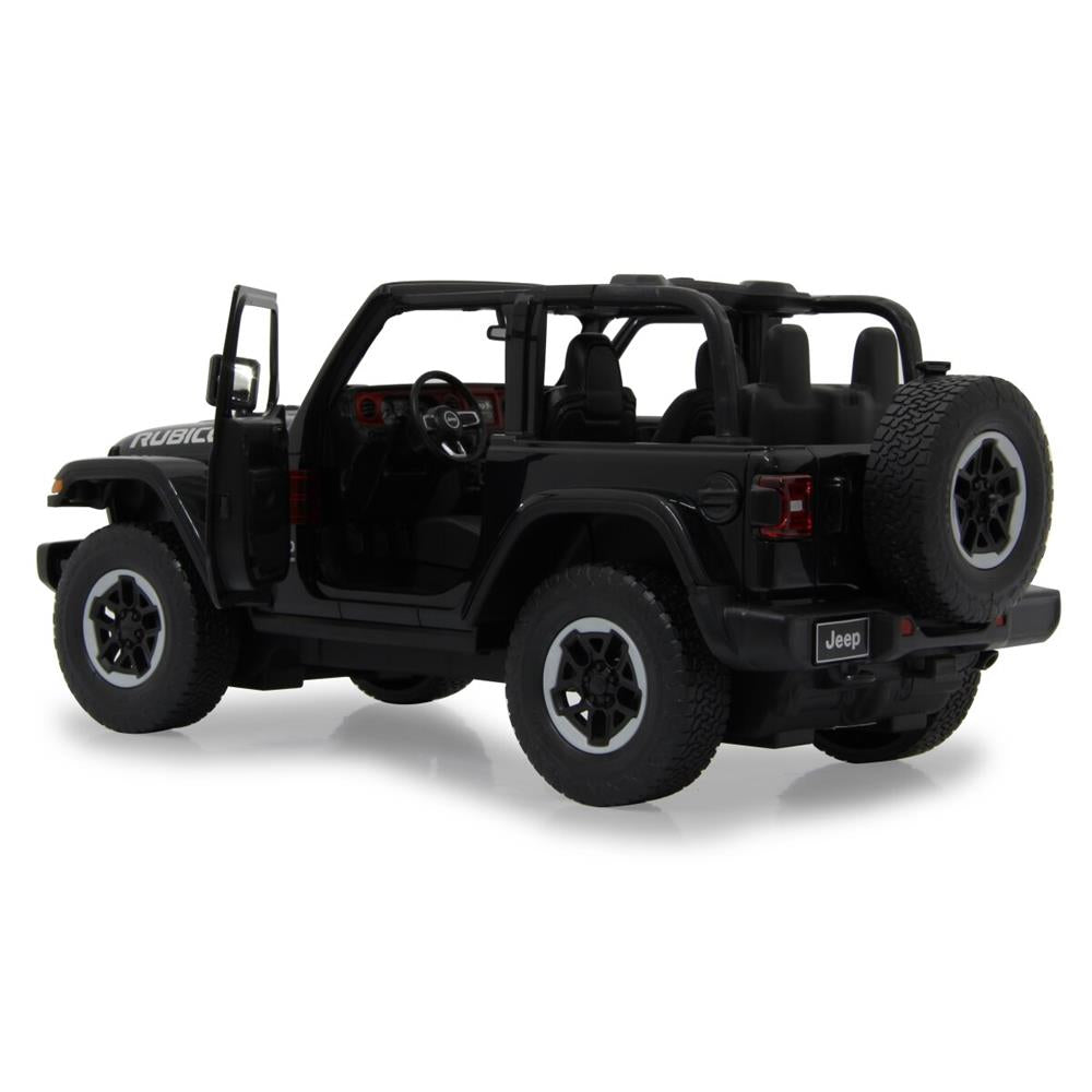 Jamara Jeep Wrangler JL 1:14 schwarz 2,4GHz Tür manuell Ferngesteuertes Auto mit LED Fahrlicht