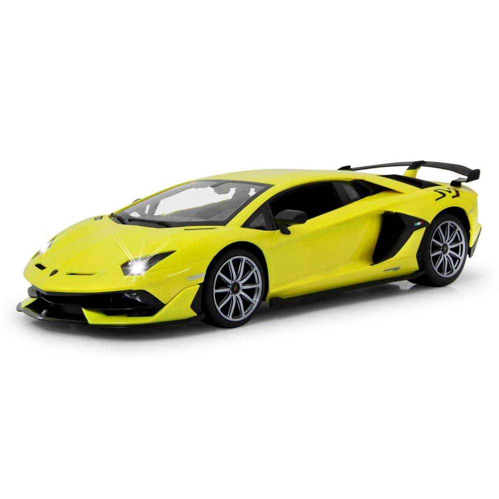 Jamara Lamborghini Aventador SVJ 1:14 gelb 2,4GHz Ferngesteuertes Auto mit LED Fahrlicht