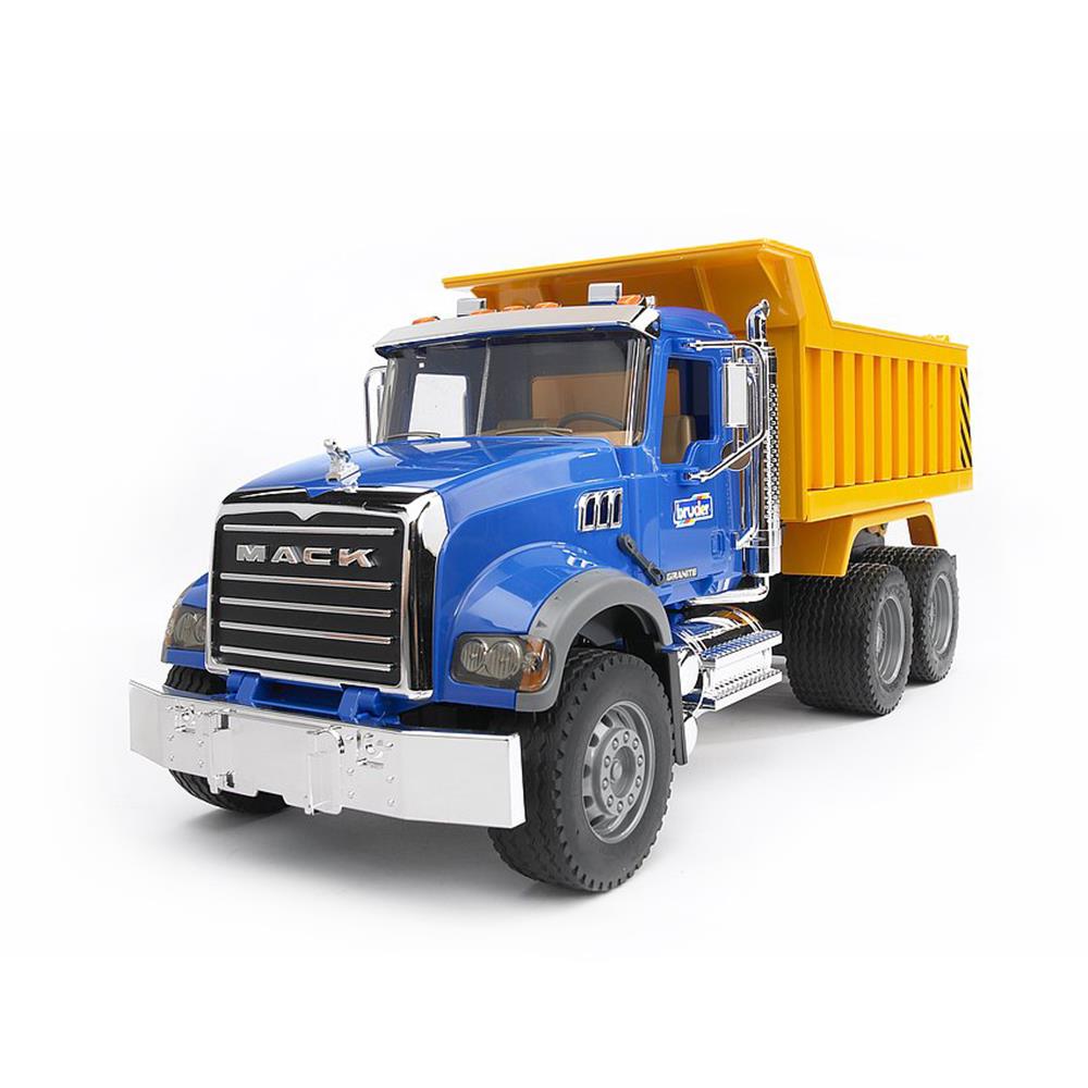 Bruder 02815 - MACK Granite LKW mit Kippmulde, 1:16