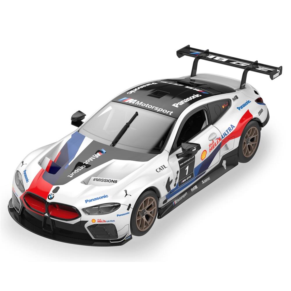 Jamara BMW M8 GTE 1:18 weiß 2,4GHz Bausatz Ferngesteuertes Auto