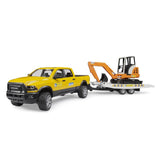 Bruder 02546 RAM Rental Service mit Minibagger, 1:16