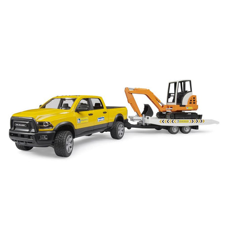 Bruder 02546 RAM Rental Service mit Minibagger, 1:16