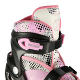 4in1 Inliner Schlittschuhe Rollschuhe Gr. 31-34, Rosa, verstellbar | NILS EXTREME NH18331
