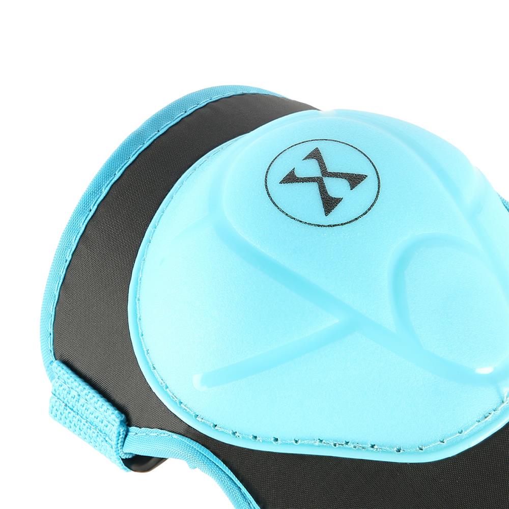 NILS EXTREME H704 Schoner-Set, Blau, Größe M - Protektoren Handgelenk Ellenbogen Knie